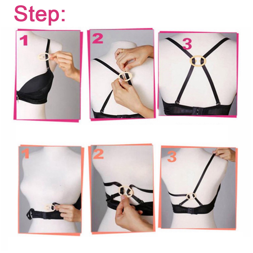 Khóa Cài Áo Ngực Hình Bướm / Trái Tim / Mận Chống Trượt