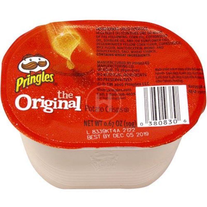 Combo 3 Snack Khoai tây Pringles nhập từ Mỹ 20g