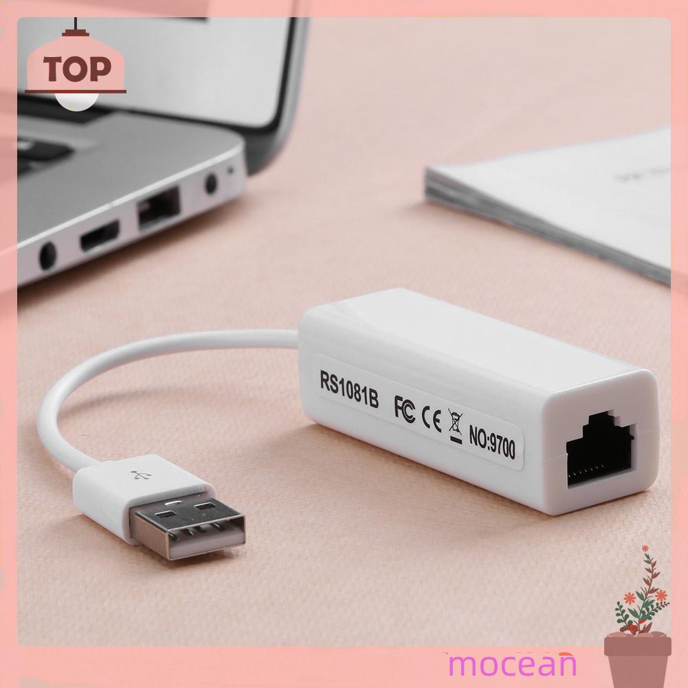 Bộ Chuyển Đổi Usb 2.0 Sang Rj45 Lan Ethernet 10 / 100mbps Win7 Cho Máy Tính