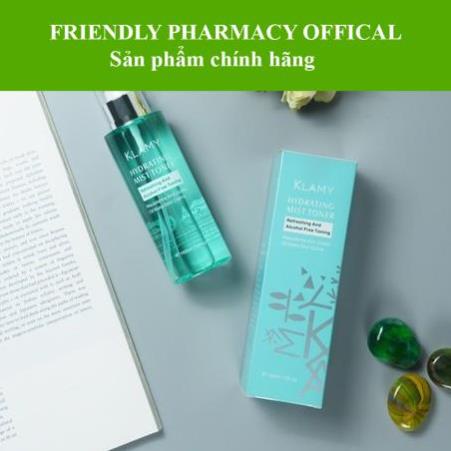 {2in1} XỊT KHOÁNG NƯỚC HOA HỒNG KLAMY HYDRATING MIST TONER (KHÔNG CỒN) - 150ML