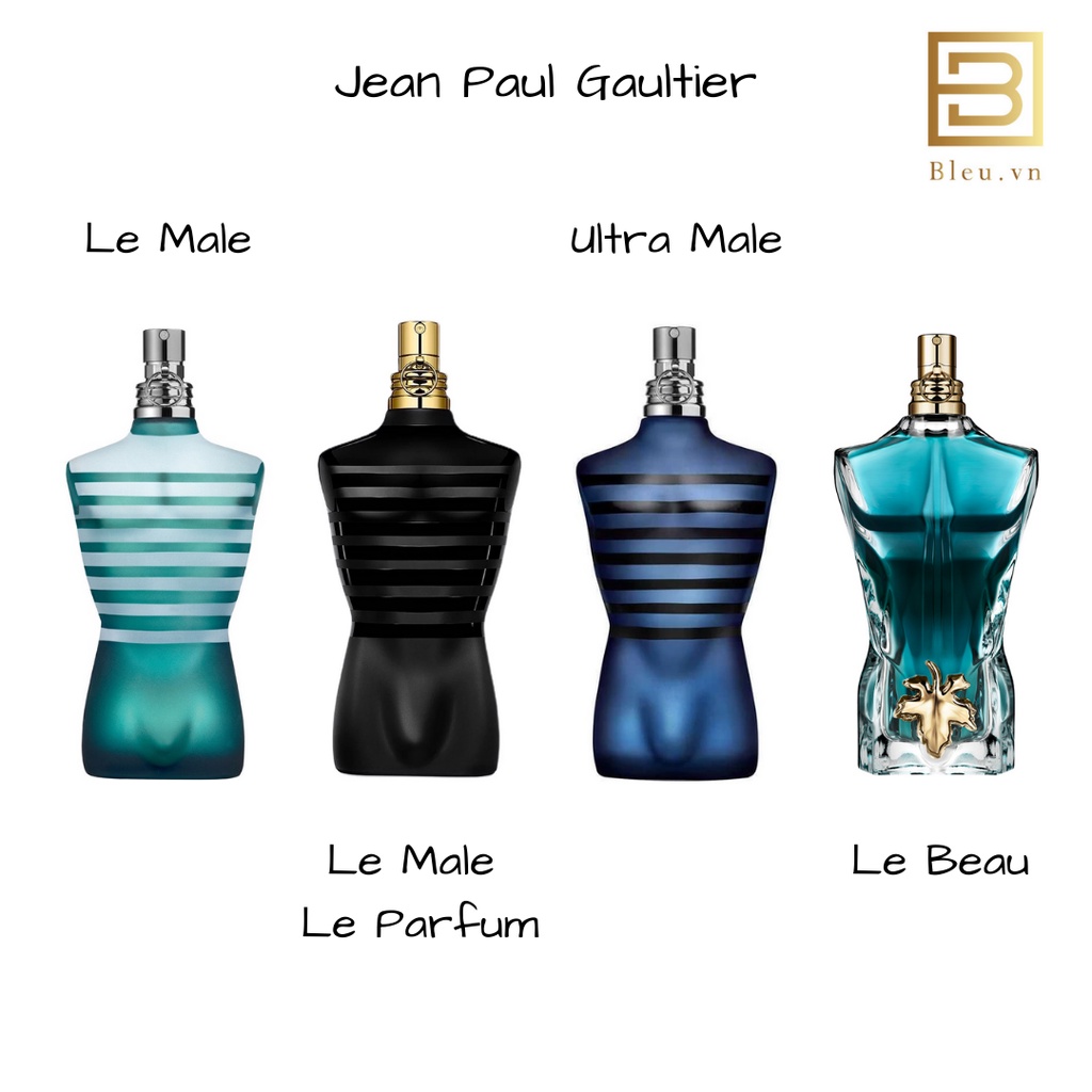 Nước hoa nam Jean Paul Gaultier  Le Male - Le Male Le Parfum - Ultra Male - Le Beau