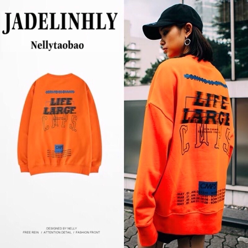 Áo sweater nelly heybig nỉ sale (có sẵn) cmps