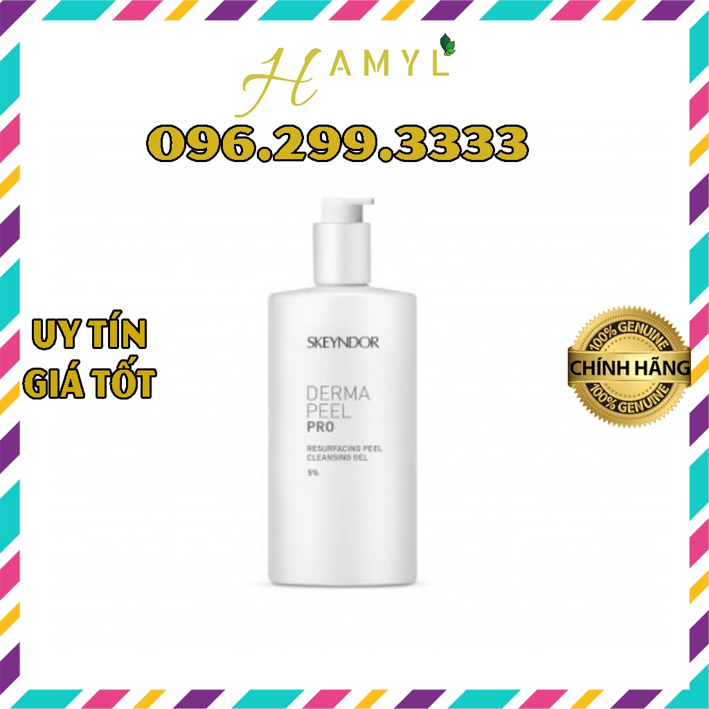 SKEYNDOR DermaPeel Sữa rửa mặt tẩy da chết dạng gel Resurfacing Peel Cleansing Gel 200ml