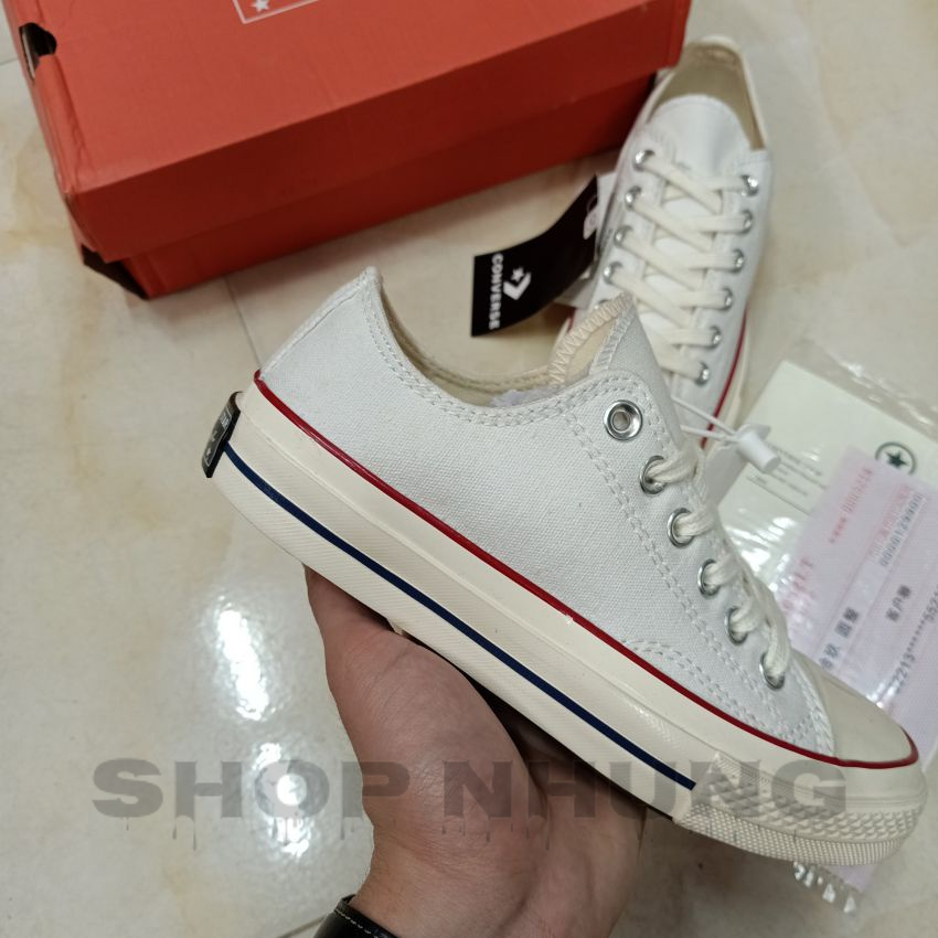 Giày sneaker converse 1970s nam nữ cổ thấp màu trắng