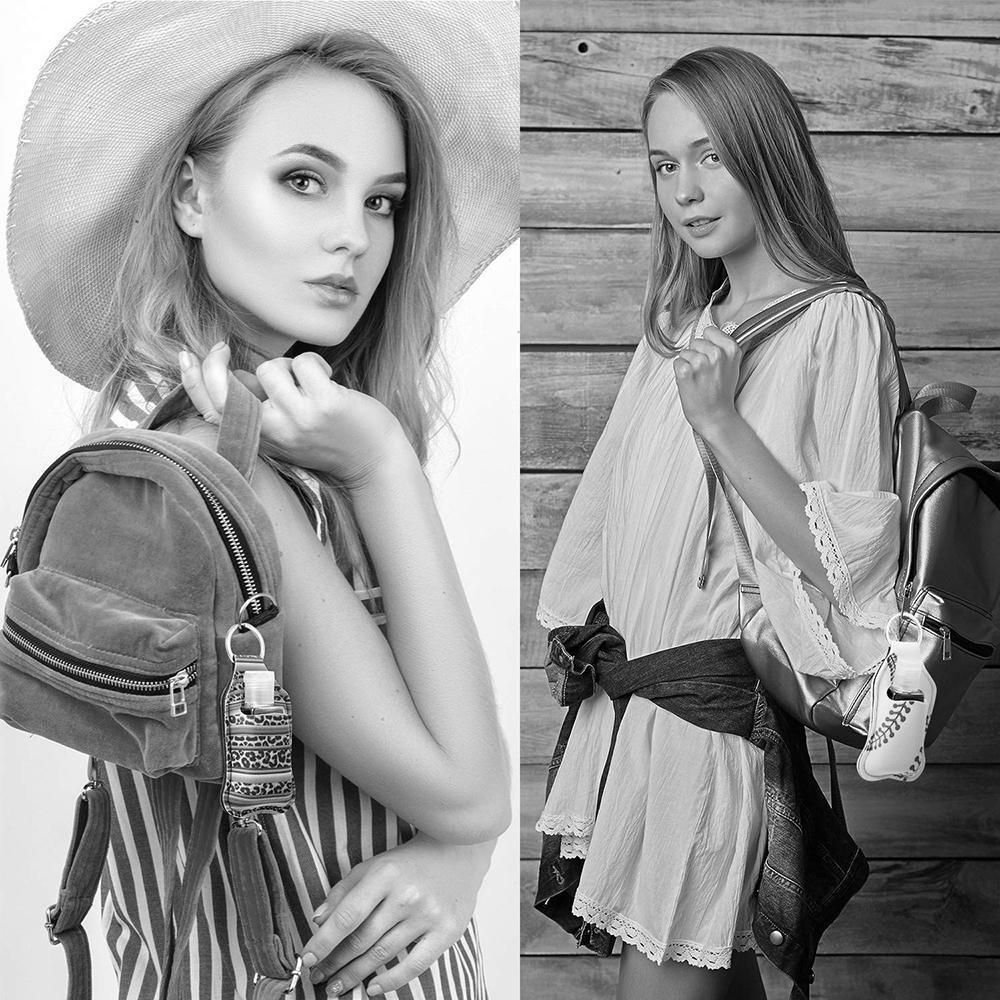 Chai Xịt Đựng Mỹ Phẩm Du Lịch Kèm Móc Khóa Tiện Dụng