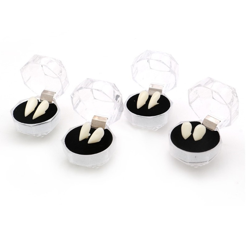 1 Cặp Răng Ma Cà Rồng Giả Hóa Trang Halloween