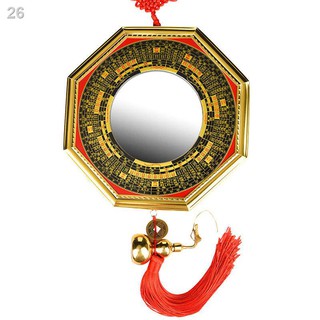 Gương Bát Quái nhà trấn tà cầu lồi vào nhà,y mắn và mắn, mặt dây chuyền lõm, đồ trang trí phong thủy