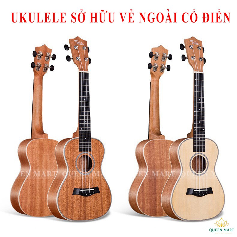 Đàn Ukulele Soprano Magnate GỖ - Tặng Kèm Phụ Kiện TLP96