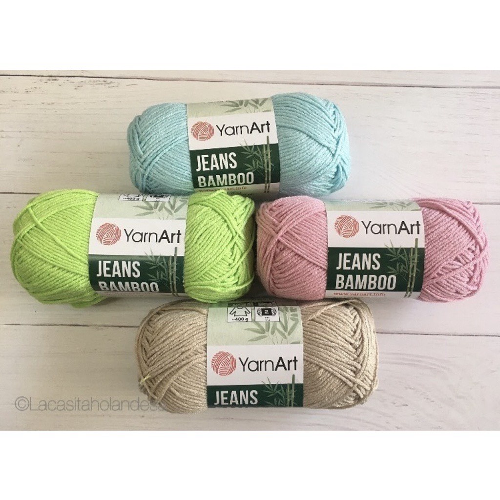 Len Jeans Bamboo - Nhập khẩu chính hãng từ YarnArt - 50gram dài 150m - Bảng màu 02