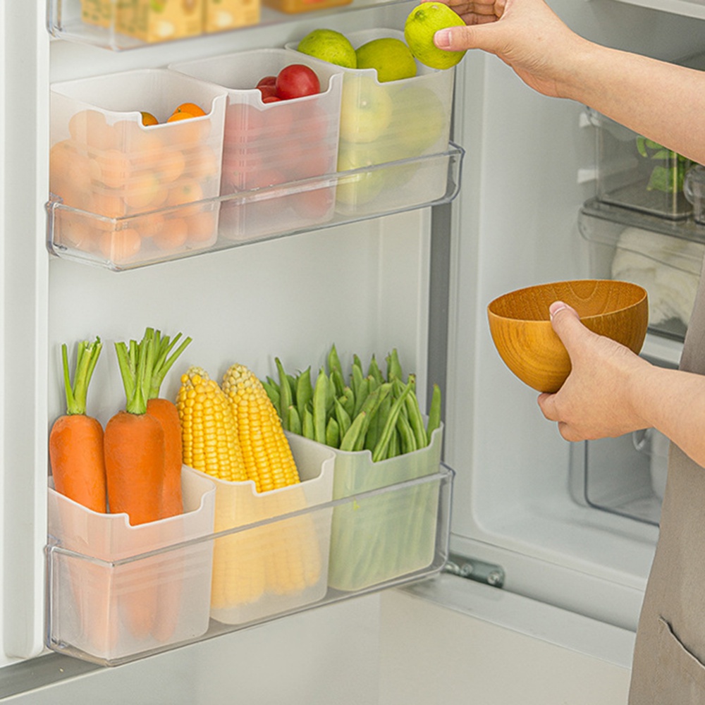 Hộp Đựng Thực Phẩm Đa Năng Gắn Cửa Tủ Lạnh Tiện Dụng