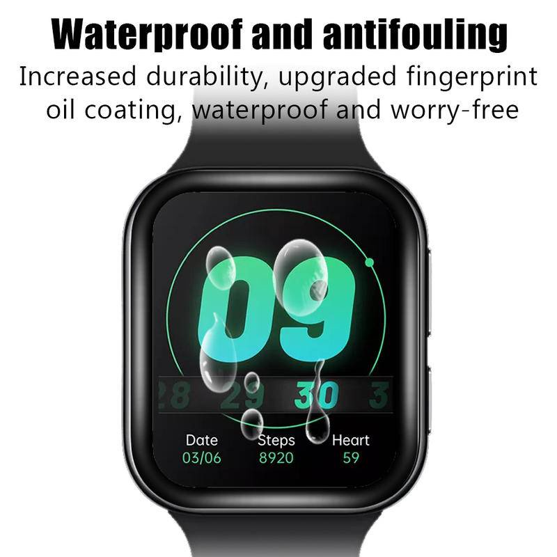 Kính Cường Lực Viền Cong 20D Chống Trầy Bảo Vệ Màn Hình Đồng Hồ Thông Minh OPPO Watch