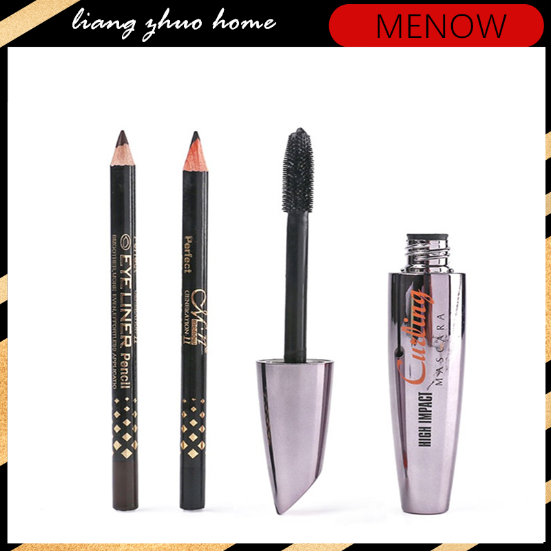 Mascara Sợi 3D Làm Dài/ Dày Và Cong Mi Chống Nước Lâu Trôi Menow