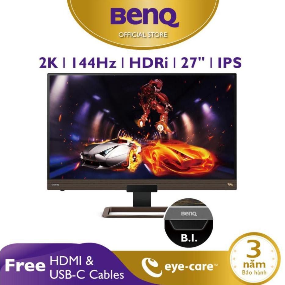 [HOT] Màn hình Gaming BenQ EX2780Q 27 inch 2K 144Hz với HDRi, FreeSync - Màn hình chơi Game, Giải tr