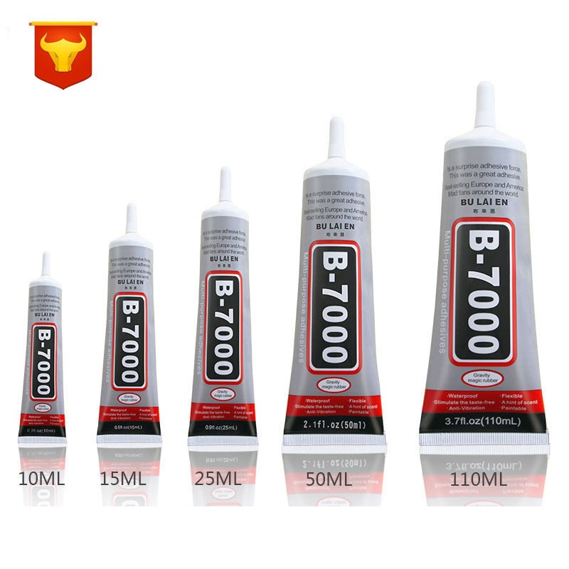 Keo B7000 dán Kính, da, nhựa, linh kiện điện tử, kim loại, đá, giấy, gỗ, màn hình điện thoại di động, LED ̣̣̣(BU LAI EN)