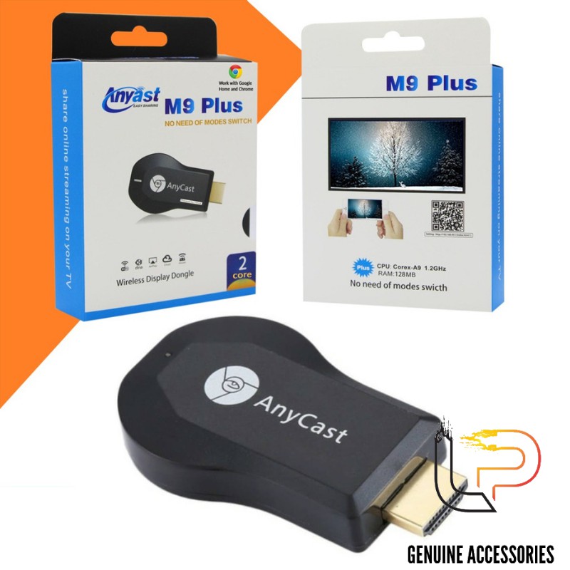 Bộ chuyển đổi không dây từ điện thoại lên tivi Anycast M9 Plus