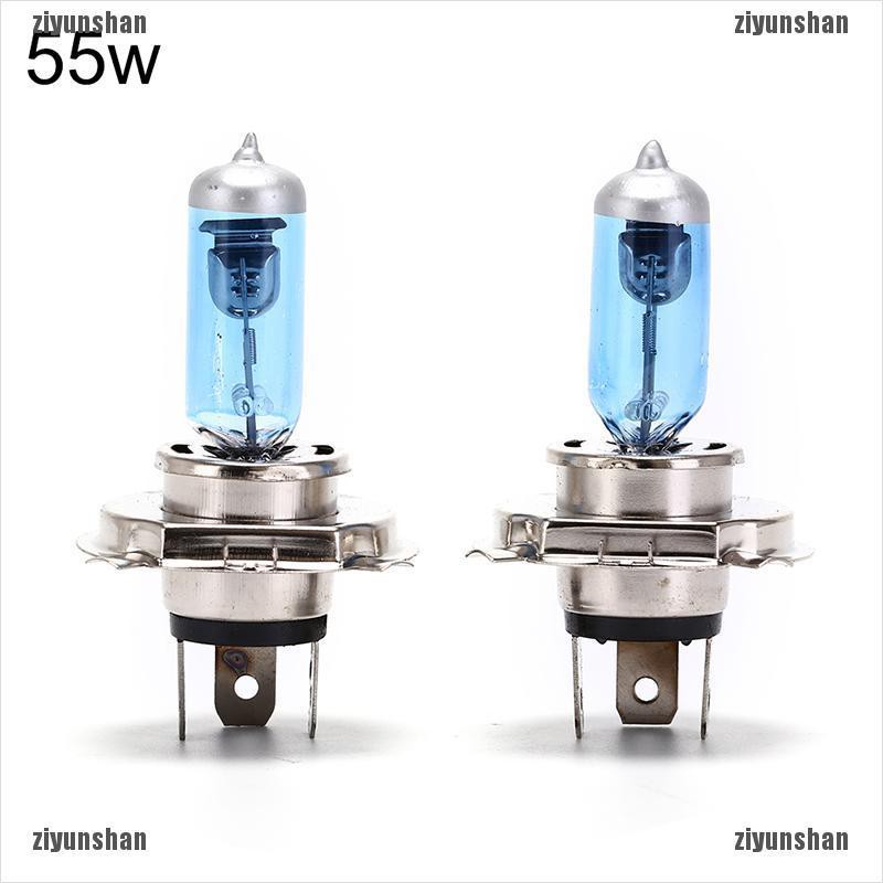 Set 2 Bóng Đèn Pha Xenon H4 55w Ánh Sáng Trắng Dành Cho Ô Tô