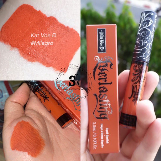 [AUTH-MINI] SON KEM KAT VON D EVERLASTING LIQUID LIPSTICK MÀU MILAGRO