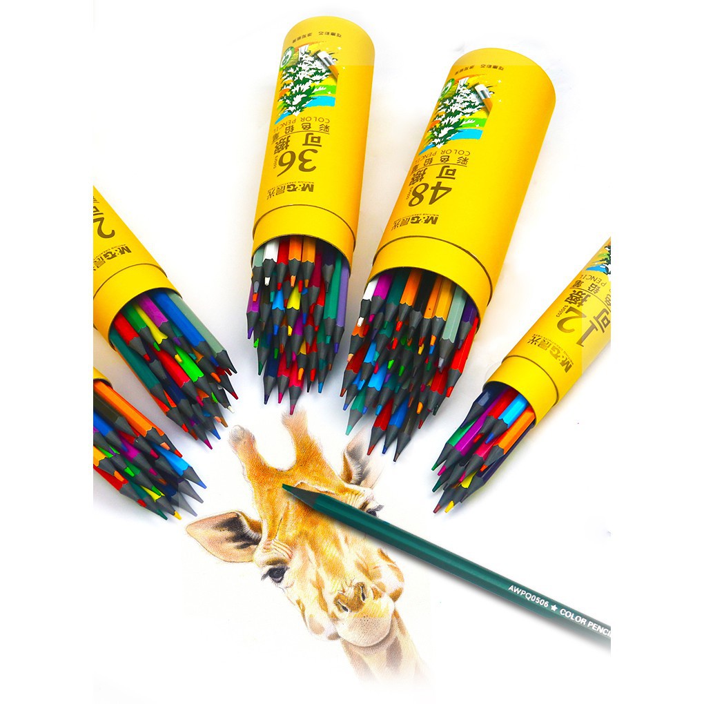 Hộp bút chì màu xóa - tẩy được 12 màu, 18 màu, 24 màu, 36 màu