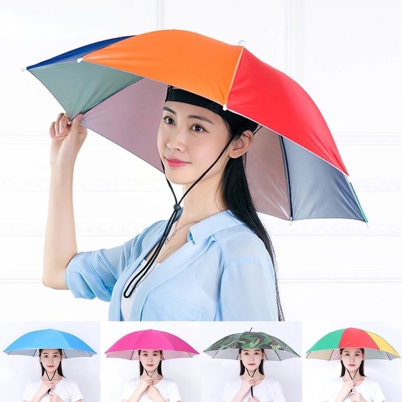 Dù Gấp Gọn Chống Mưa Nắng Nhiều Màu Sắc Bảo Vệ Cho Hoạt Động Ngoài Trời