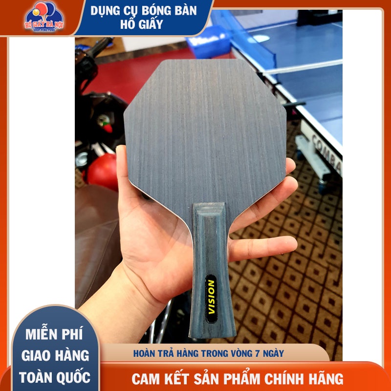 Cốt Vợt Bóng Bàn Lục Giác Vision Black Carbon