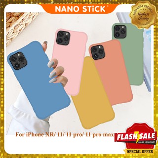 Ốp lưng iPhone XR/11/11 Pro/11 Pro max, Ốp iphone silicon_NANOSTICK