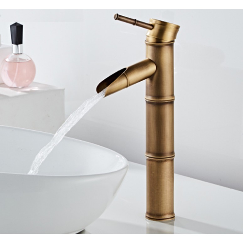 Vòi Lavabo cao giả cổ nóng lạnh cao cấp MS8