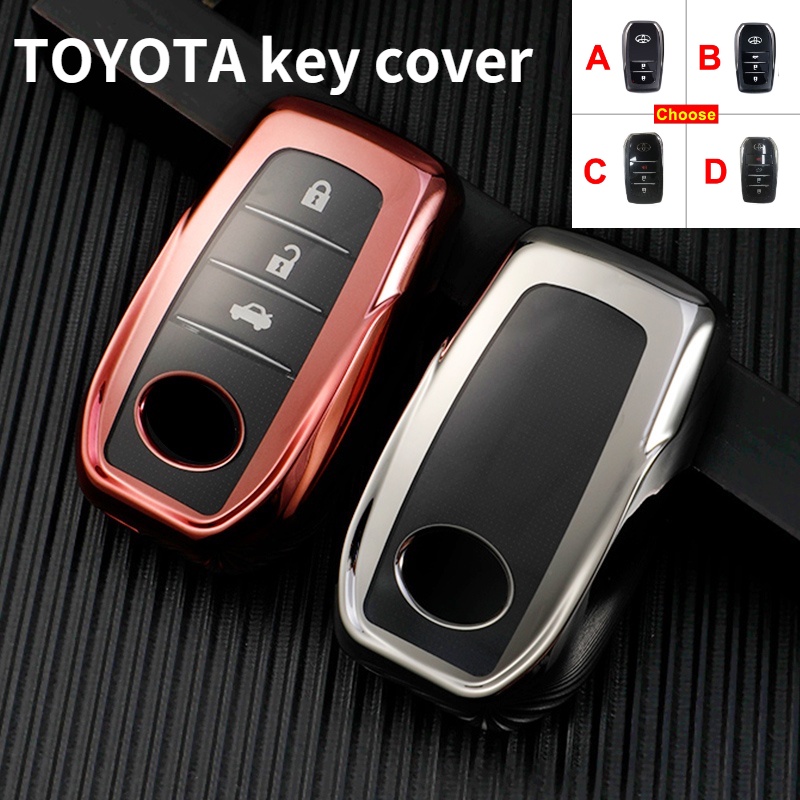 Tpu Vỏ Bảo Vệ Chìa Khóa Xe Hơi Toyota Hilux Fortuner Land Cruiser Camry Coralla Crown RAV4 Hoogland RIEZ PRADO Innova