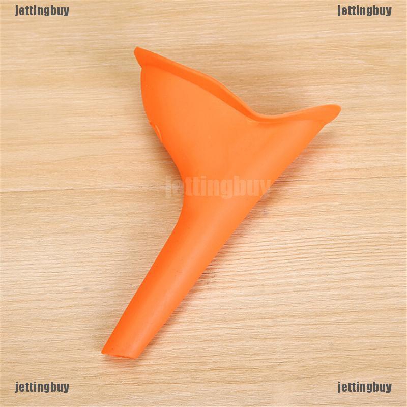 JETTING Dụng cụ hỗ trợ đi vệ sinh bằng silicon thiết kế tiện dụng cho nữ khi du lịch