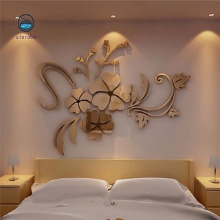 Miếng dán tường tráng gương 3D dùng trang trí độc đáo