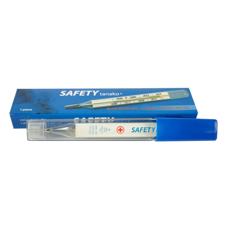 Safety tanako - Nhiệt kế thủy ngân xanh