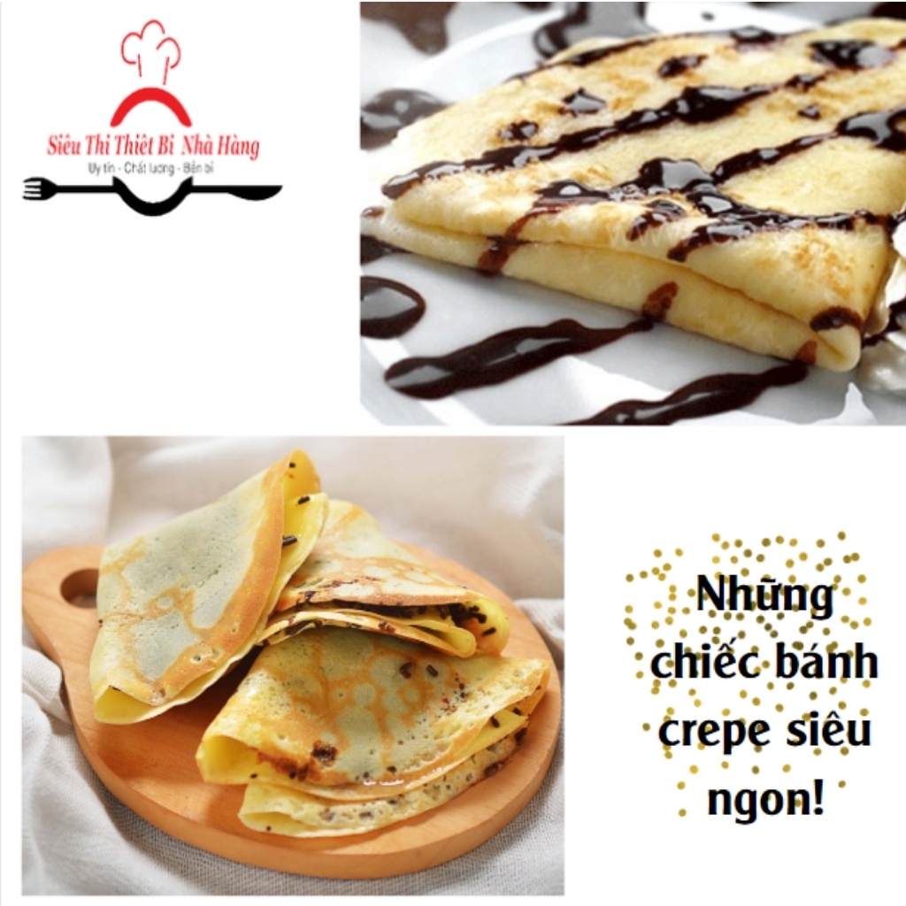 Máy làm bánh CREP đôi dùng điện_CHÍNH HÃNG bảo hành 12 tháng