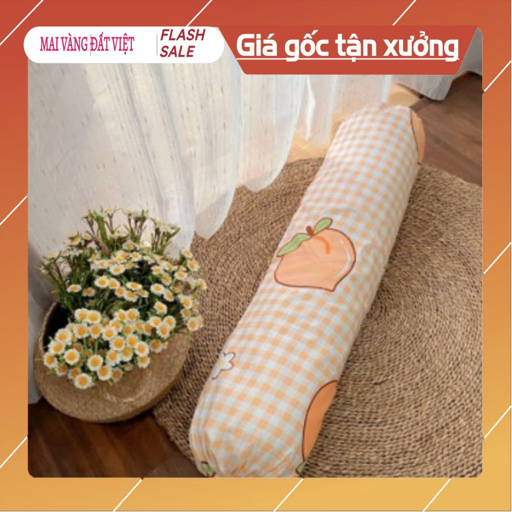 Vỏ gối ôm 35x105cm poly,chọn mẫu trên bài đăng,kẻ râu