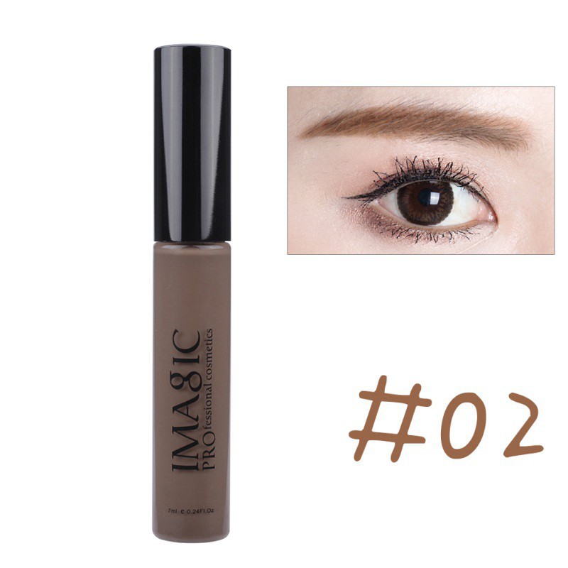 Mascara lông mày Imagic màu đậm trang điểm chống nước