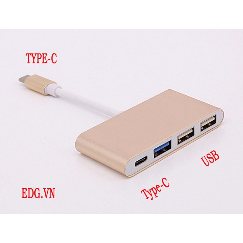 Cáp type-C to USB HUB Type-C - Type-C HUB USB