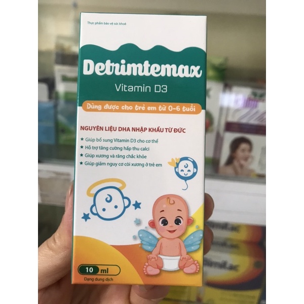 Vitamin D3 +K2 MK7 , DHA Detrimtemax, nguyên liệu nhập khẩu từ Đức