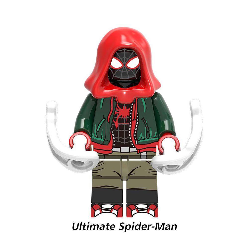 CLEVER Superhero Assembly Model Scorpion Spider Man Rocket Racoon Blue Giant Star-Lord Drax Yondu