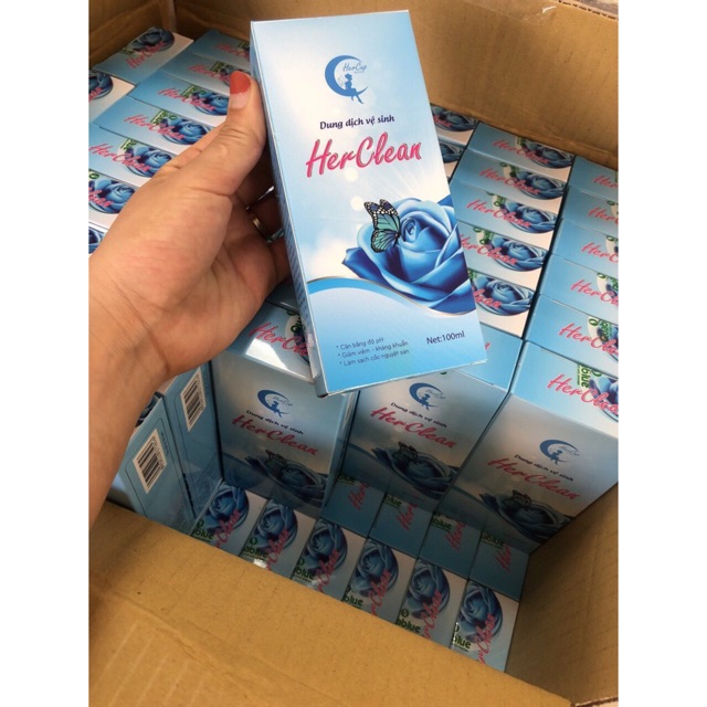 Dung dịch vệ sinh phụ nữ và Cốc nguyệt san Herclean