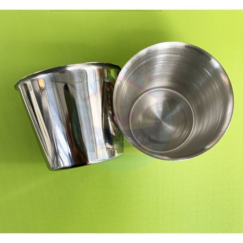 ( CÒN ÍT THANH LÝ RẺ) LY LÀM ĐÁ INOX 304 : 9cm