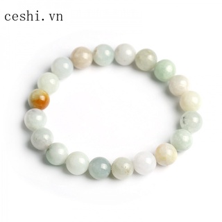 Natural three-color jade bracelet