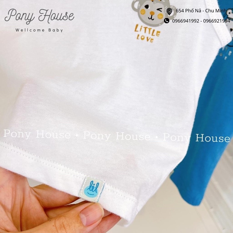 Set 2 áo ba lỗ cho bé trai bé gái hãng little love