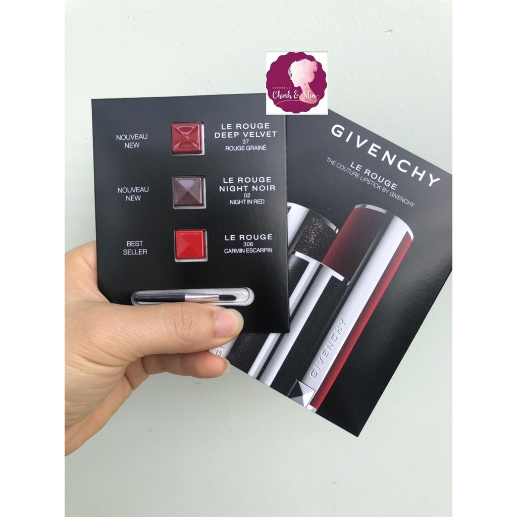 Vỉ son sample Givenchy Le rouge | Shopee Việt Nam