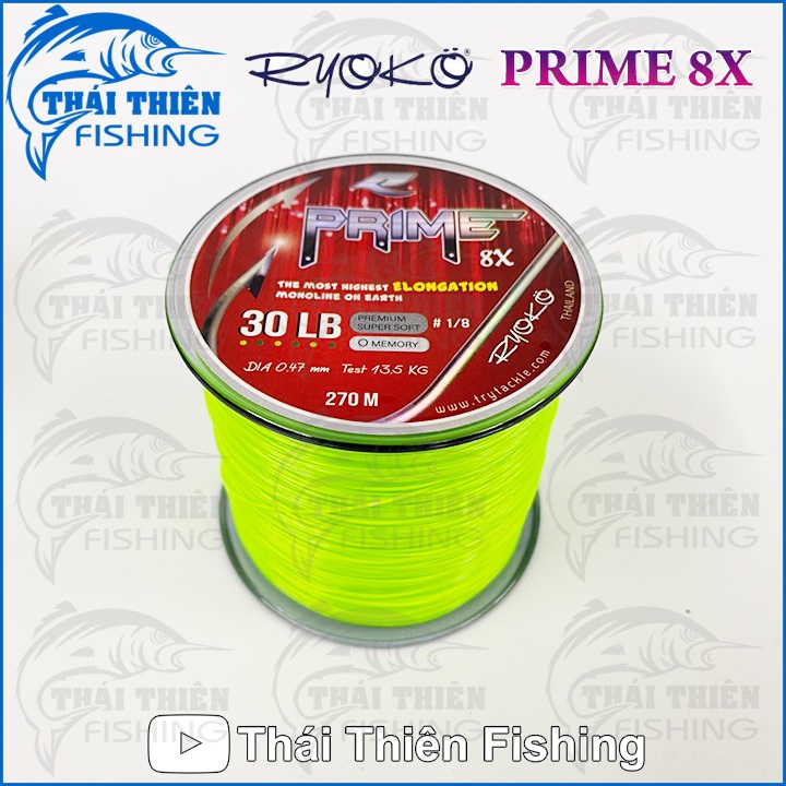 Cước Câu Cá Ryoko Thái Lan Prime 8X
