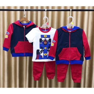 Set 3 chi tiết bộ bé trai xuất dư