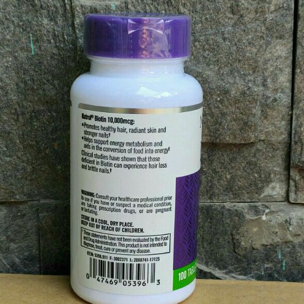 Biotin 10000 Mcg 100 Viên Của Mỹ - Biotin