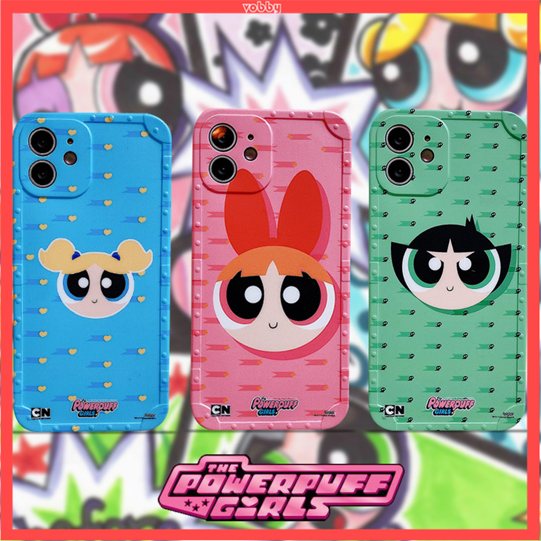 Ốp điện thoại từ nhựa mềm in hình Powerpuff Girls cho iPhone12 mini 11 PRO MAX 7/8plus SE2020 X/XS XR XSMAX | BigBuy360 - bigbuy360.vn