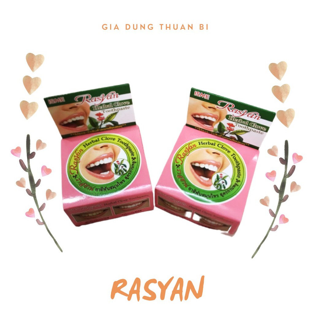 Kem Tẩy Rắng Răng ISME Rasyan Herbal Clove