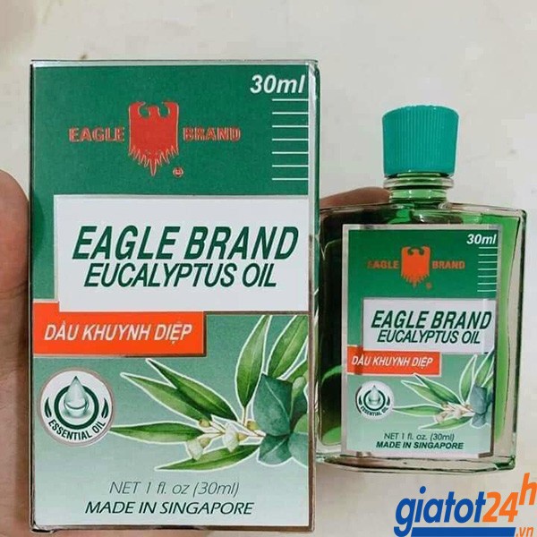 DẦU KHUYNH DIỆP CON Ó MADE IN SINGAPORE EAGLE BRAND EUCALYPTUS OIL 30ML CHÍNH HÃNG - 8297