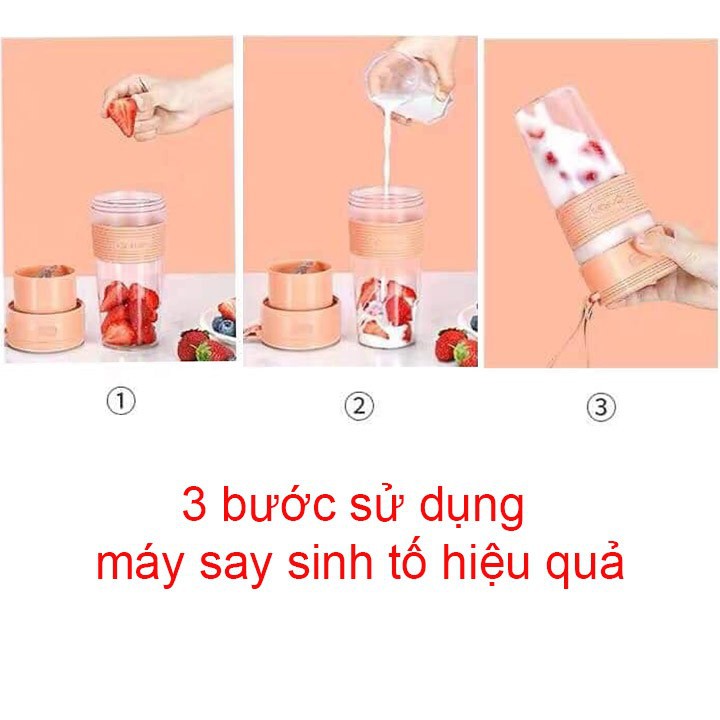 Máy Xay Sinh Tố Tiện Dụng Vừa Là Cốc Vừa Là Máy Xay