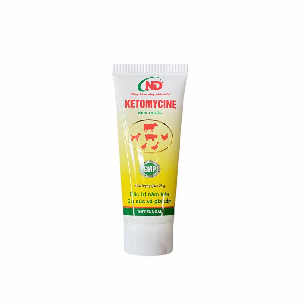Kem Thuốc Đặc Trị Nấm- Viêm Da Trên Chó Mèo- Tuýp 25G- Hiệu Quả Nhanh