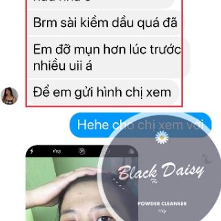 BỘT RỬA MẶT BLACK DAISY - TẶNG KÈM XẺNG